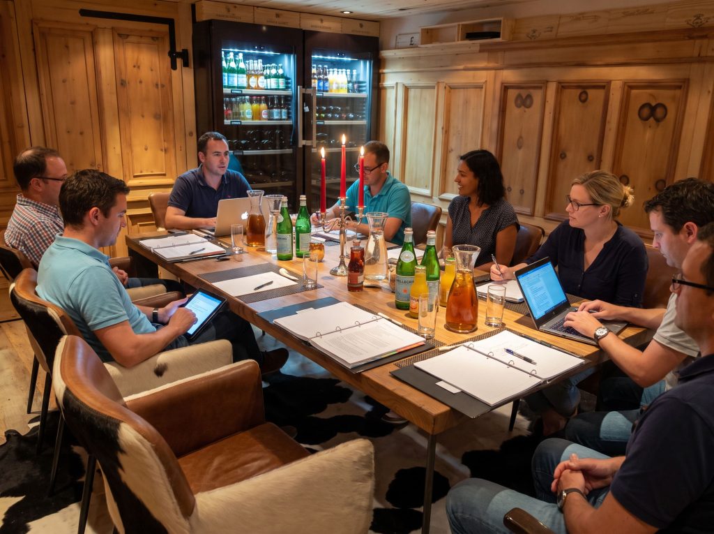 Separate room for private and business events at Al Capone Klosters
